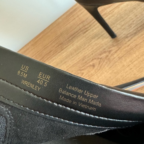 Sam Edelman - Women's Black Leather Wrenley Pointed Toe Ankle Bootie size 9.5 - Picture 8 of 13